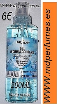 Desinfectante de manos Gel Hidroalcolhólico 200ml 6€